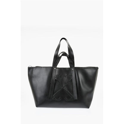 Off-White Braided Leather DAY OFF WEAVING Weekend Bag