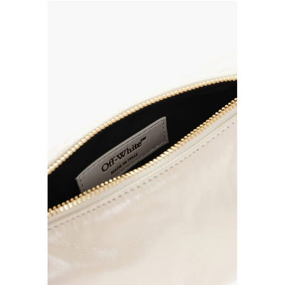 Off-White Leather TORPEDO Mini Bag with Golden Logo