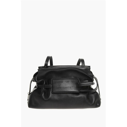 Off-White Solid Color Leather Clutch