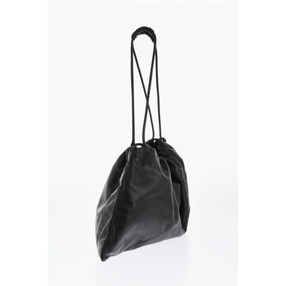 Dsquared² Leather Handbag with Drawstring