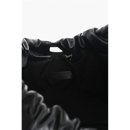 Dsquared² Leather Handbag with Drawstring