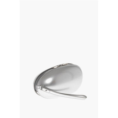Diesel Oval Shaped Rigid 1-DR FOLD Clutch Bag with Embossed Oval D