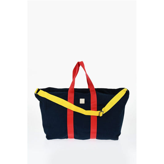 Woolrich Canvas Tote Bag with Tape Handles and Adjustable Shoulder St