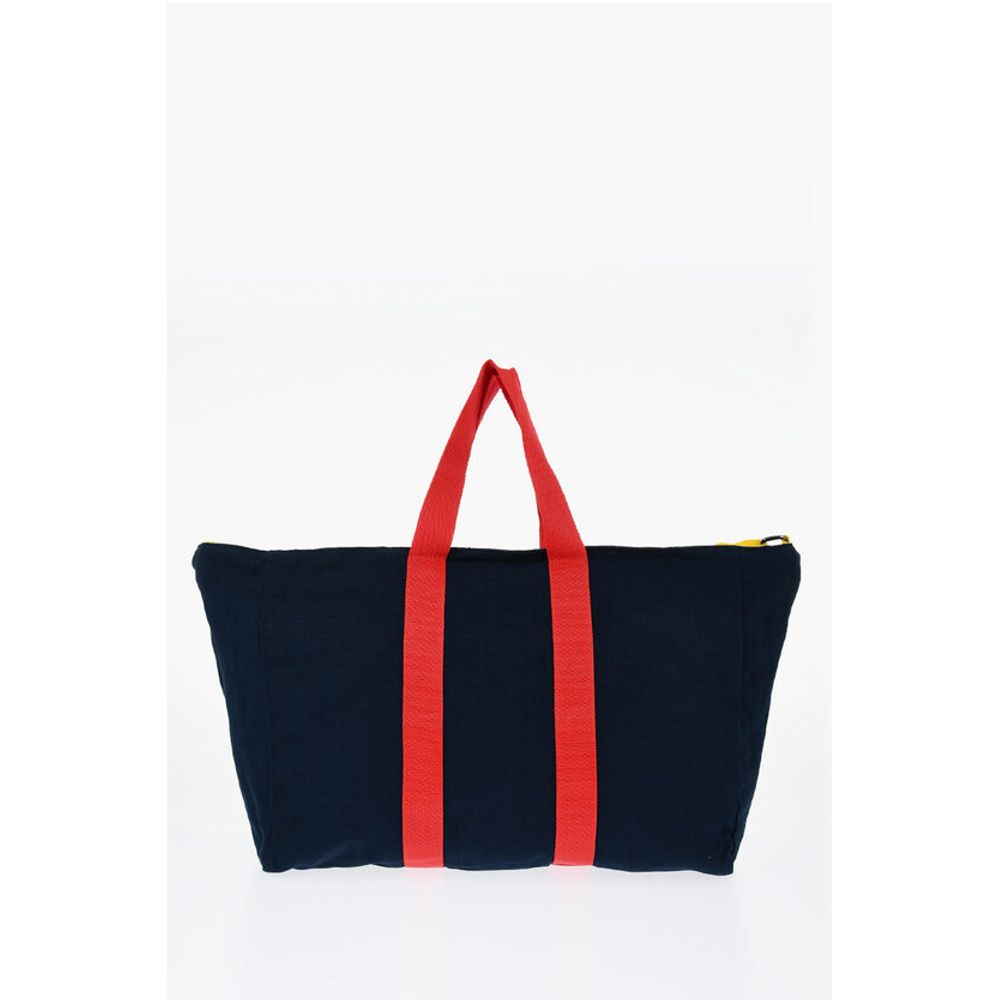 Woolrich Canvas Tote Bag with Tape Handles and Adjustable Shoulder St