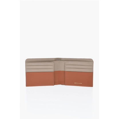 Dries Van Noten Leather Wallet with Two-Tone Inner