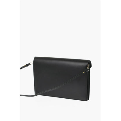 Victoria Beckham Leather Shoulder Messanger Bag with Golden Closure