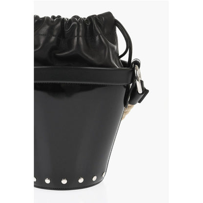 Maison Margiela MM11 Patent Letaher Bucket Bag with Removable Strap