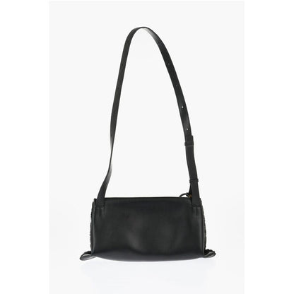 Jil Sander Shearling EMPIRE Shoulder Bag with Adjustable Strap