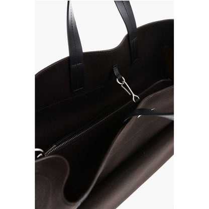 Jil Sander Canvas UTILITY Shopping Bag with Maxi Front Pocket