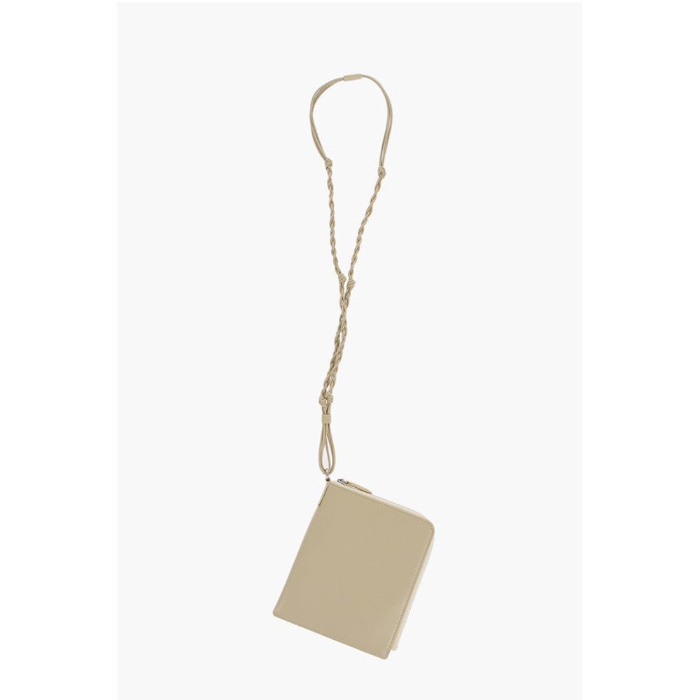 Jil Sander Leather Crossbody Wallet