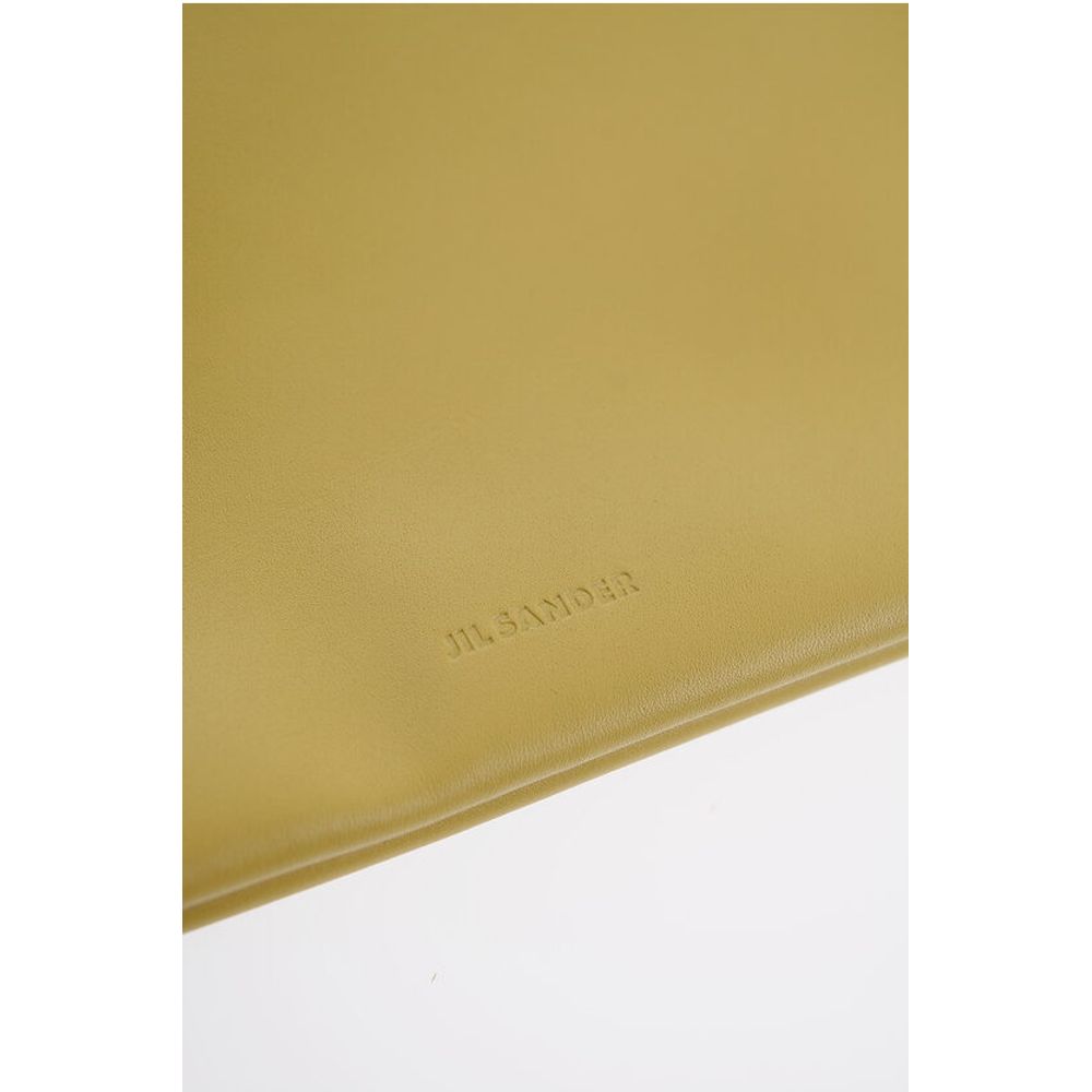 Jil Sander Leather Shopping Bag with Inner Pocket