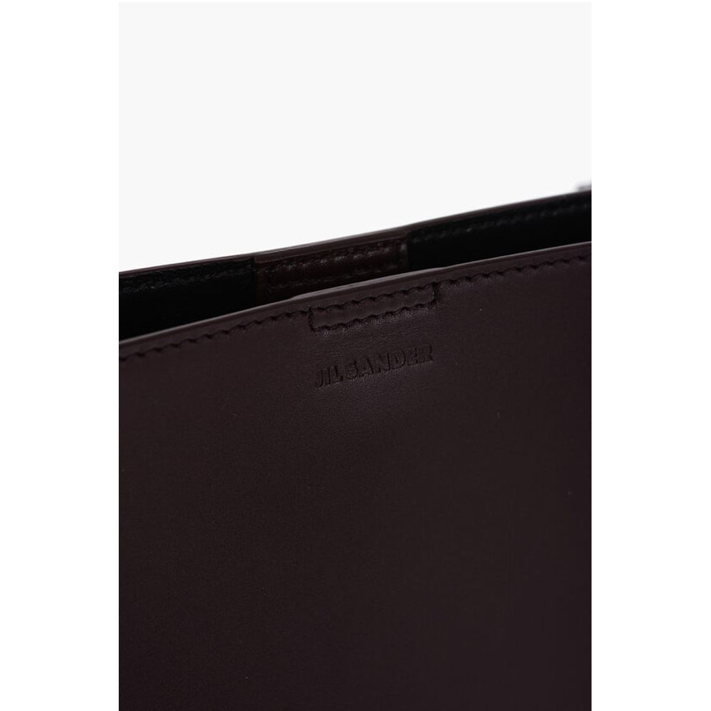Jil Sander Leather Slim TANGLE Shoulder Bag with Knoted Strap