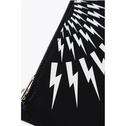 Neil Barrett Leather Pouch with Contrast Print
