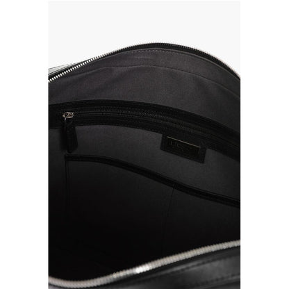 Testoni Saffiano Leather Bag with Double Handle