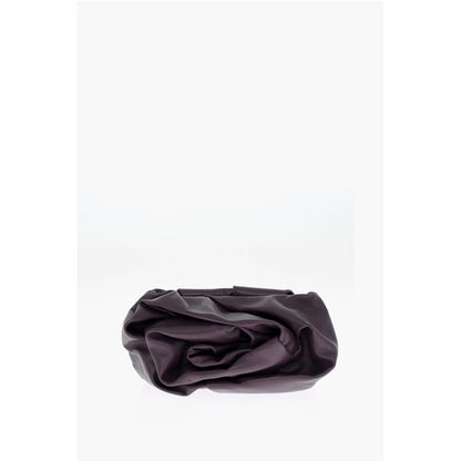 Burberry Leather ROSE Clutch with Pleated Detail