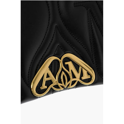 Alexander McQueen Quilted SEAL Bag with Removable Shoulder Strap
