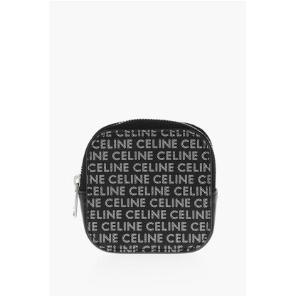 Celine All-Over Logo Leather Money Holder