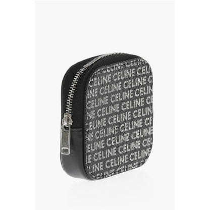Celine All-Over Logo Leather Money Holder