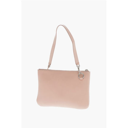 Jil Sander Leather Clutch with Removable Strap