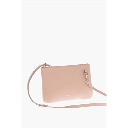 Jil Sander Leather Clutch with Removable Strap
