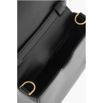 Off-White Leather SKELETON BINDER Shoulder Bag with Golden Detail