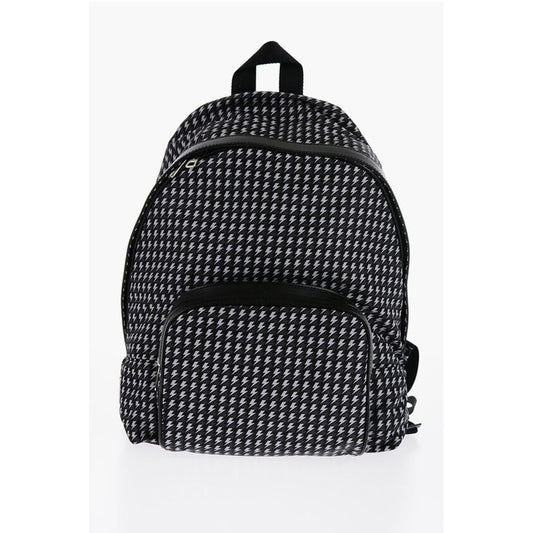 Neil Barrett All-Over Thunderbolt Printed Fabric Backpack