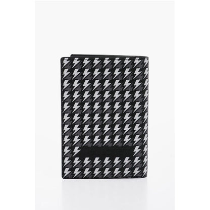 Neil Barrett All Over Logo Leather Wallet