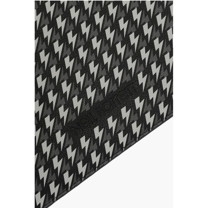 Neil Barrett All-Over Logo Leather Pouch