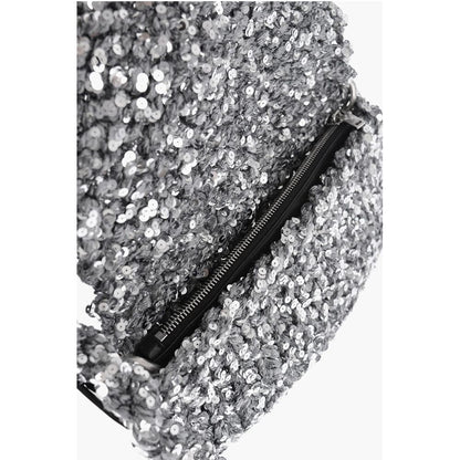 Jil Sander Knitted Shoulder Bag With Sequins