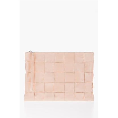 Bottega Veneta Braided Design Leather Clutch