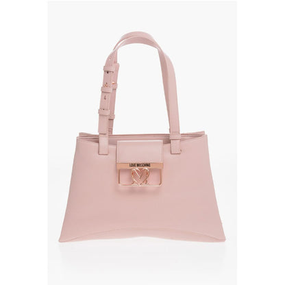 Moschino LOVE 3 Compartment Faux Leather Tote Bag