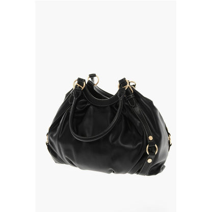 Moschino LOVE MOSCHINO Faux Leather Bucket Bag with Golden Details