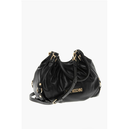 Moschino LOVE MOSCHINO Faux Leather Bucket Bag with Golden Details