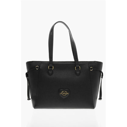 Moschino LOVE Saffiano Faux Leather Tote Bag