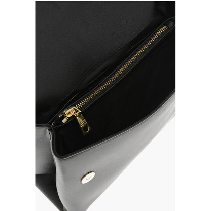 Moschino LOVE MOSCHINO Saffiano Faux Leather Hande Bag with Removable