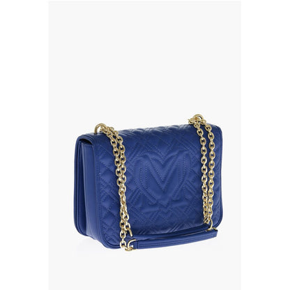 Moschino LOVE MOSCHINO Faux Leather Quilted Shoulder Bag with LM-Logo