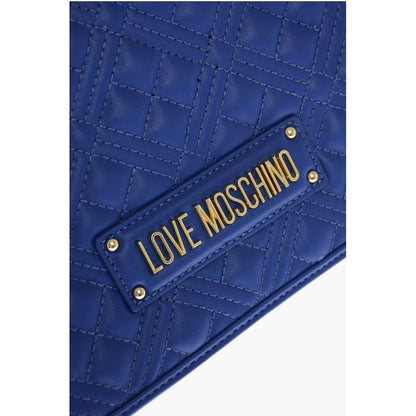 Moschino LOVE MOSCHINO Faux Leather Quilted Shoulder Bag with LM-Logo