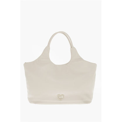 Moschino LOVE Faux Leather MARSHMALLOW Hobo Bag with Matched Pouch