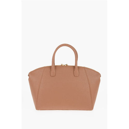 Moschino LOVE Faux Leather Tote Bag with Golden Logo