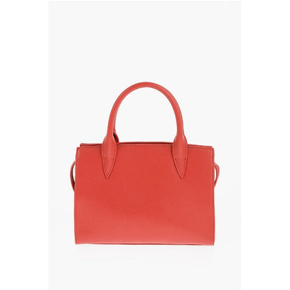 Moschino LOVE Solid Color Tote Bag with Golden Logo