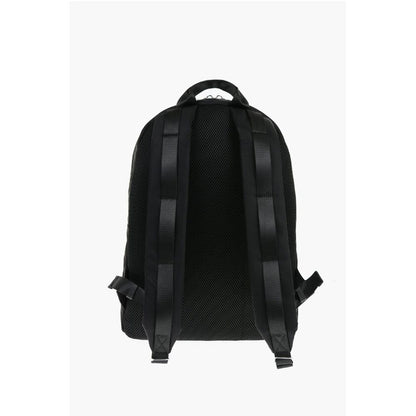 Versace JEANS COUTURE Nylon Backpack with Contrasting Logoed Detail