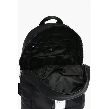 Versace JEANS COUTURE Nylon Backpack with Contrasting Logoed Detail