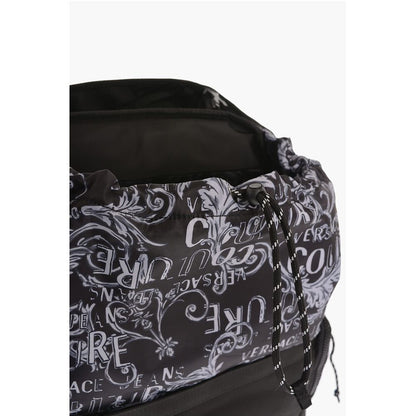Versace JEANS COUTURE All-Over Logo Multipockets Backpack