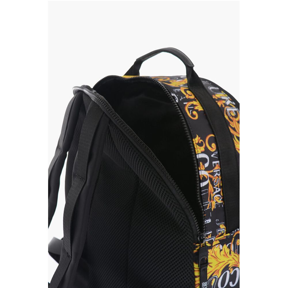 Versace JEANS COUTURE Baroque Patterned Fabric Backpack