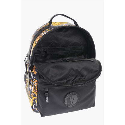 Versace JEANS COUTURE Baroque Patterned Fabric Backpack