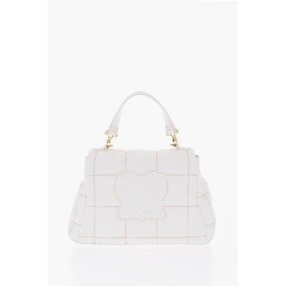 Moschino LOVE Quilted Faux Leather Bag with Golden Logo