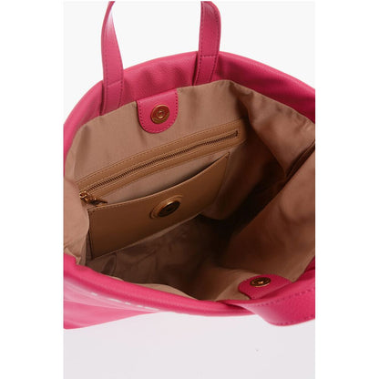 Moschino LOVE Faux Leather Handbag with Printed Logo