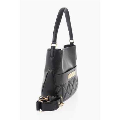Moschino LOVE Faux Leather Bag with Removable Shoulder Strap