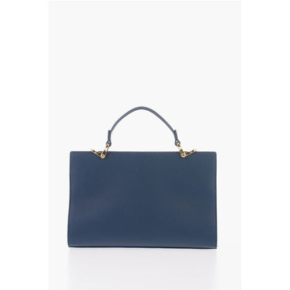 Moschino LOVE Solid Color bag with Removable Faux Fur Handle