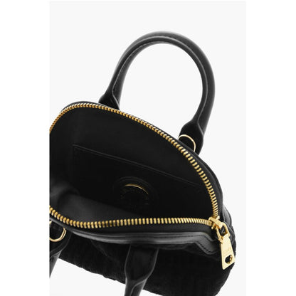Moschino LOVE All Over Logo Embossed Terry Mini Bag